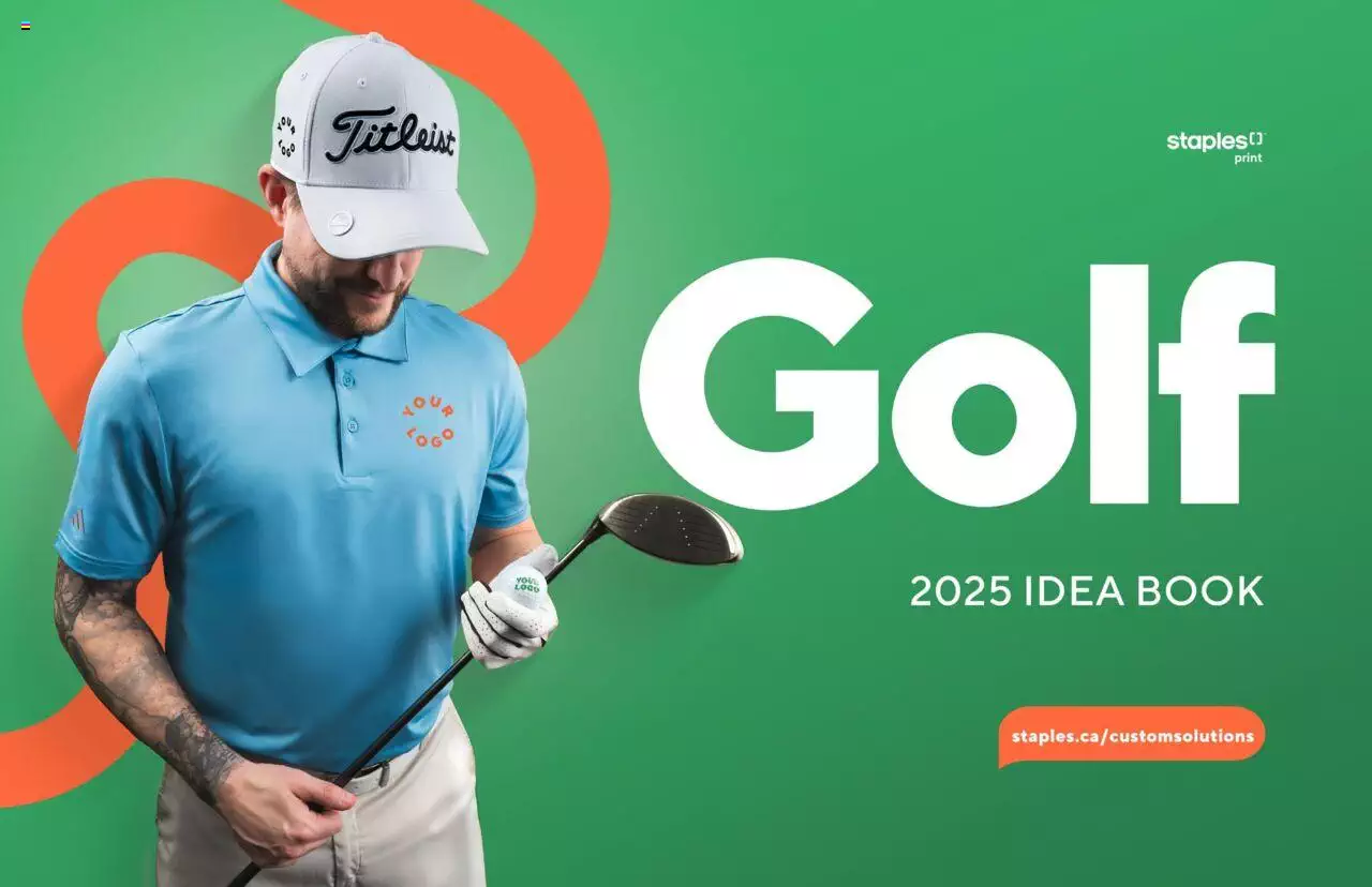 Staples - Golf 2025 idea book - page 1- valid from Mar 14, 2025