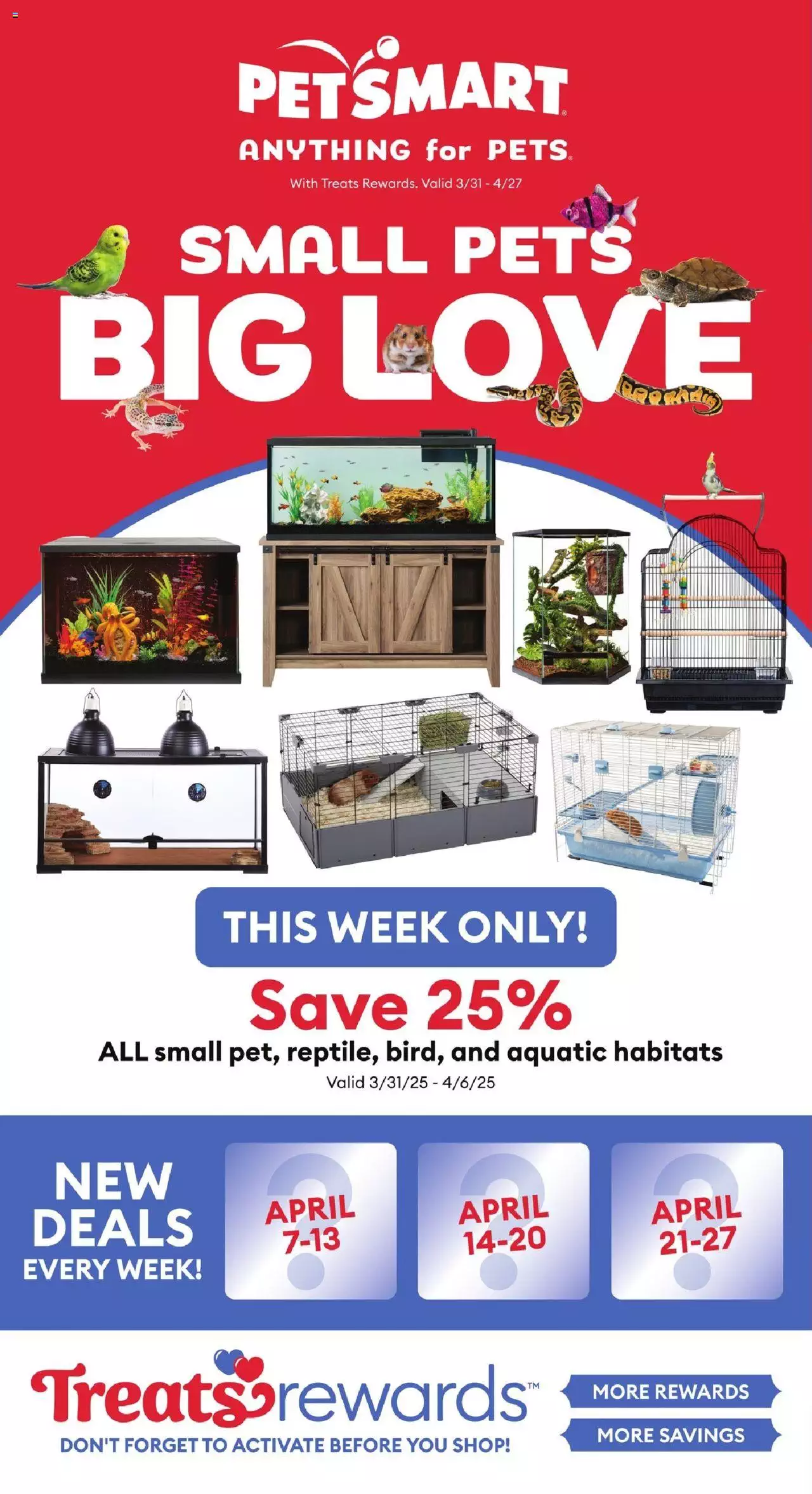 Petsmart flyer / circulaire - page 1- valid from Mar 31, 2025