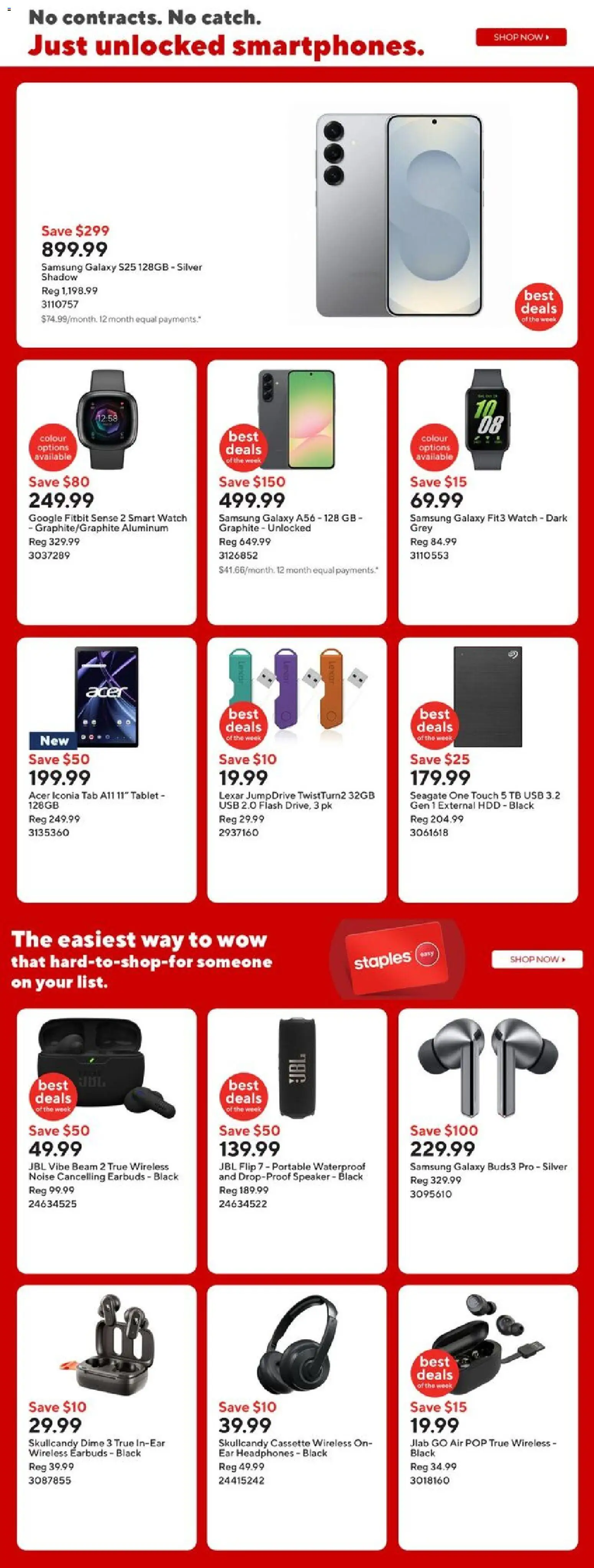 Staples - Black Friday  - page 13- valid from Nov 14, 2025