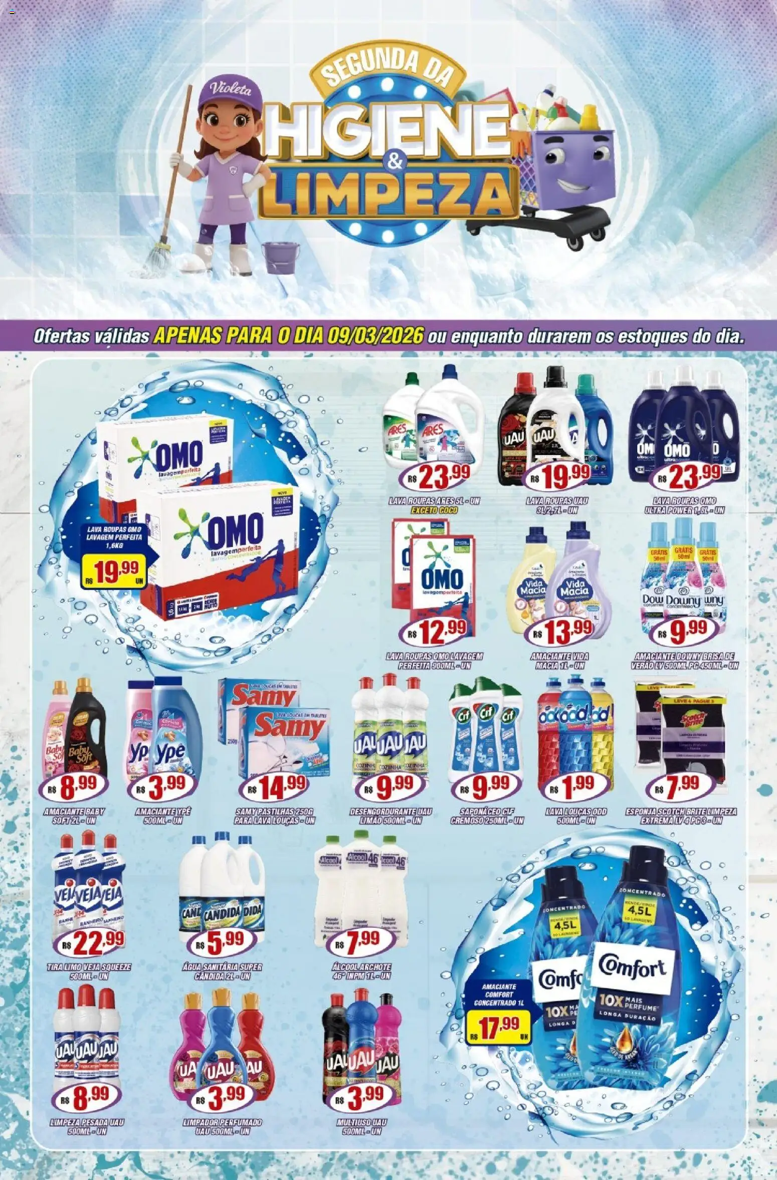 Violeta Supermercados - Ofertas da semana - página 1- válido a partir de 09/03/2026
