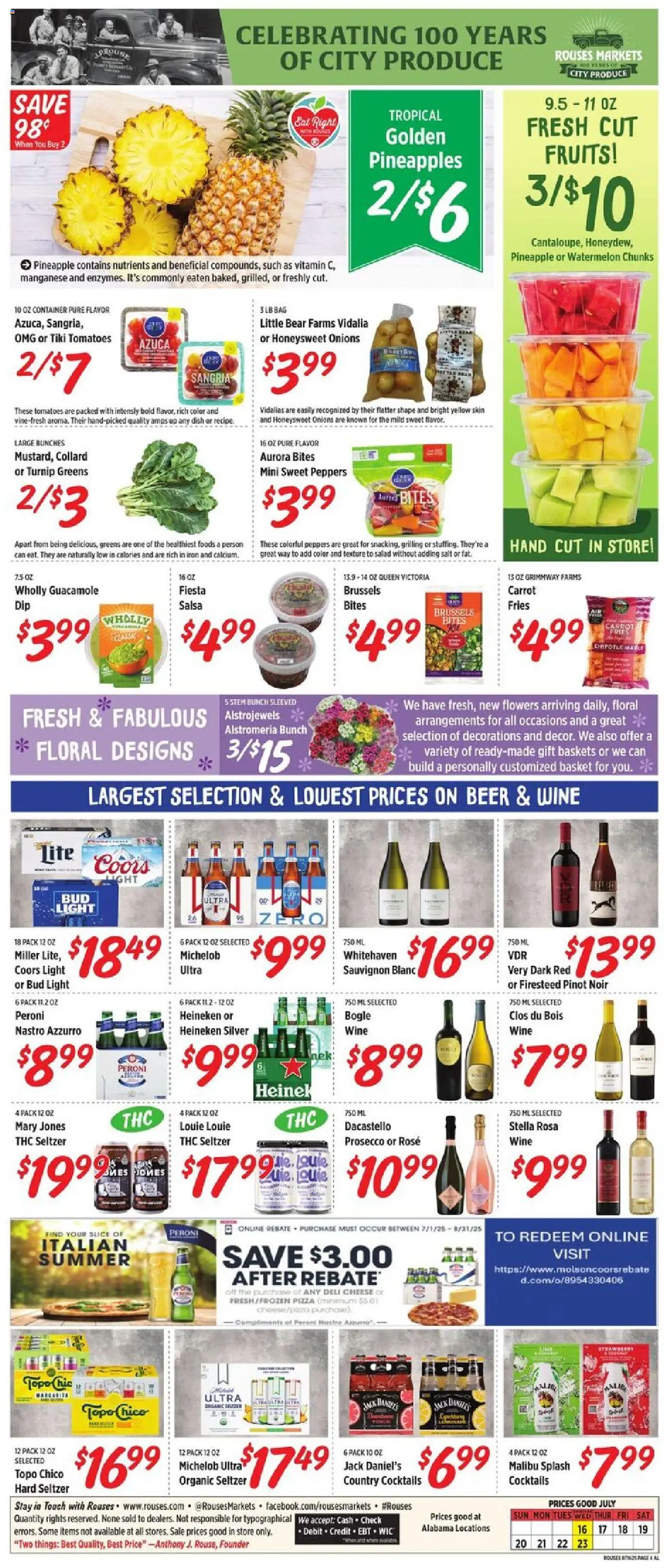 Rouses Weekly Ad - AL - page 6- valid from 07/16/2025