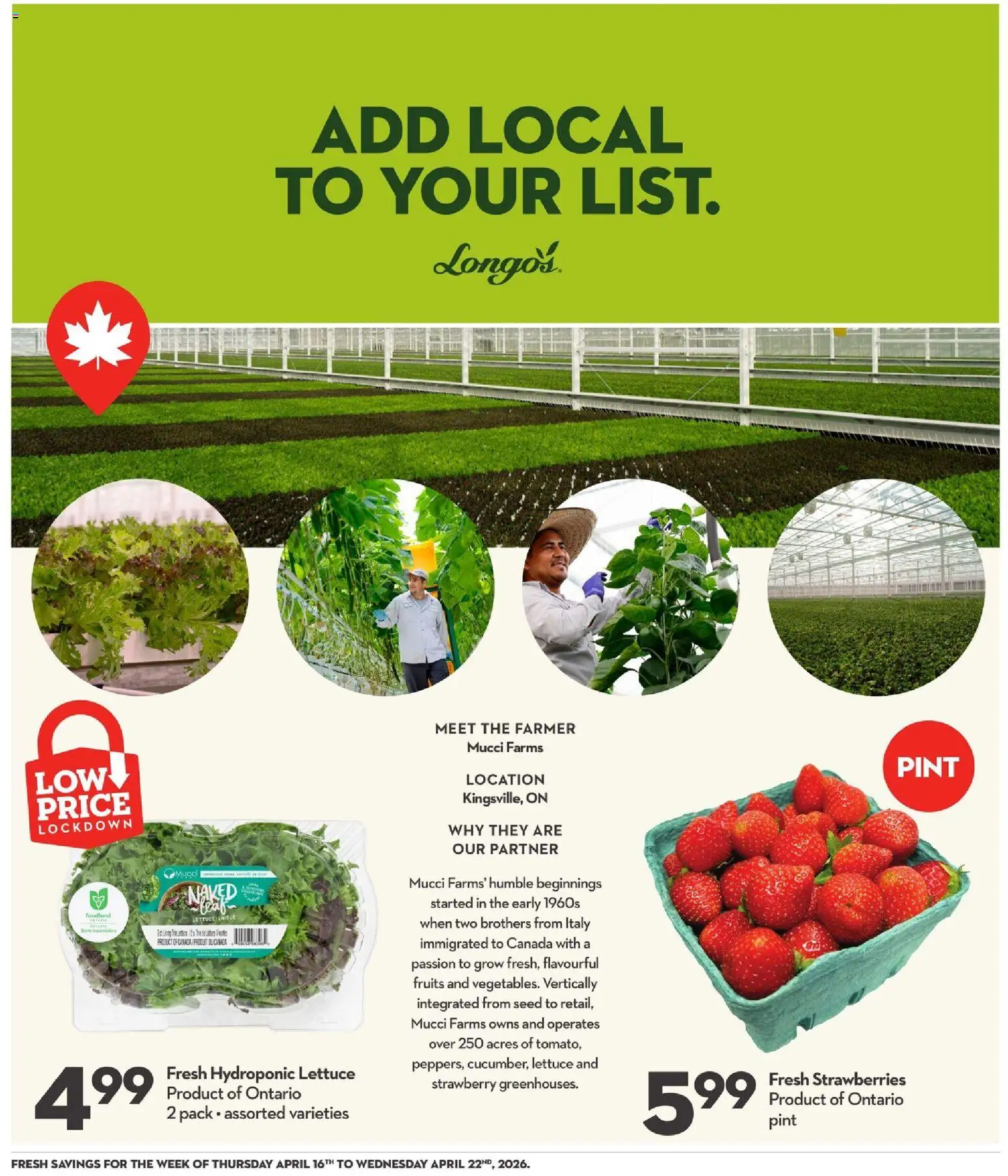 Longo's weekly flyer / circulaire - page 19- valid from Apr 16, 2026
