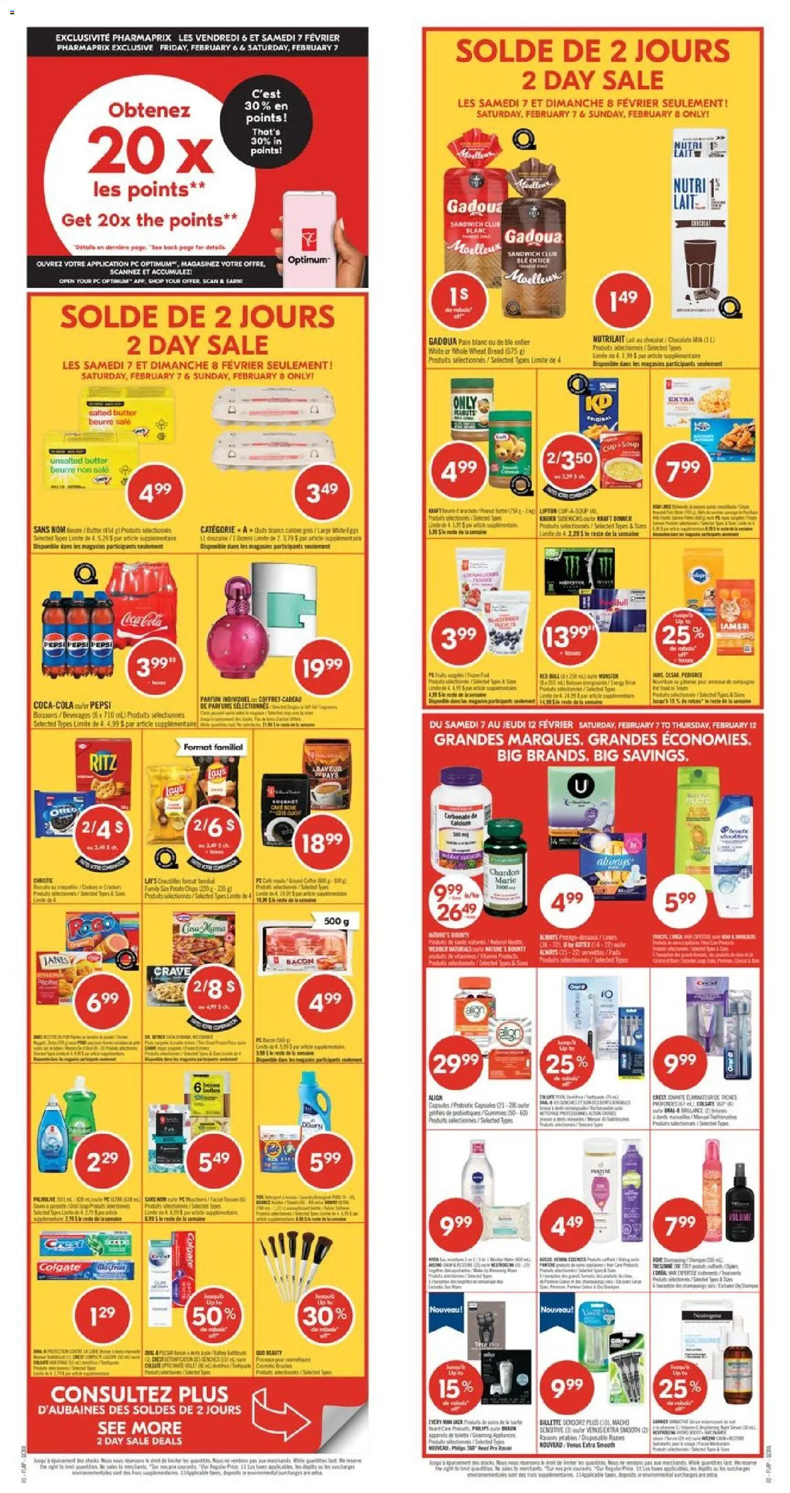 Pharmaprix weekly flyer / circulaire - page 1- valid from Feb 6, 2026