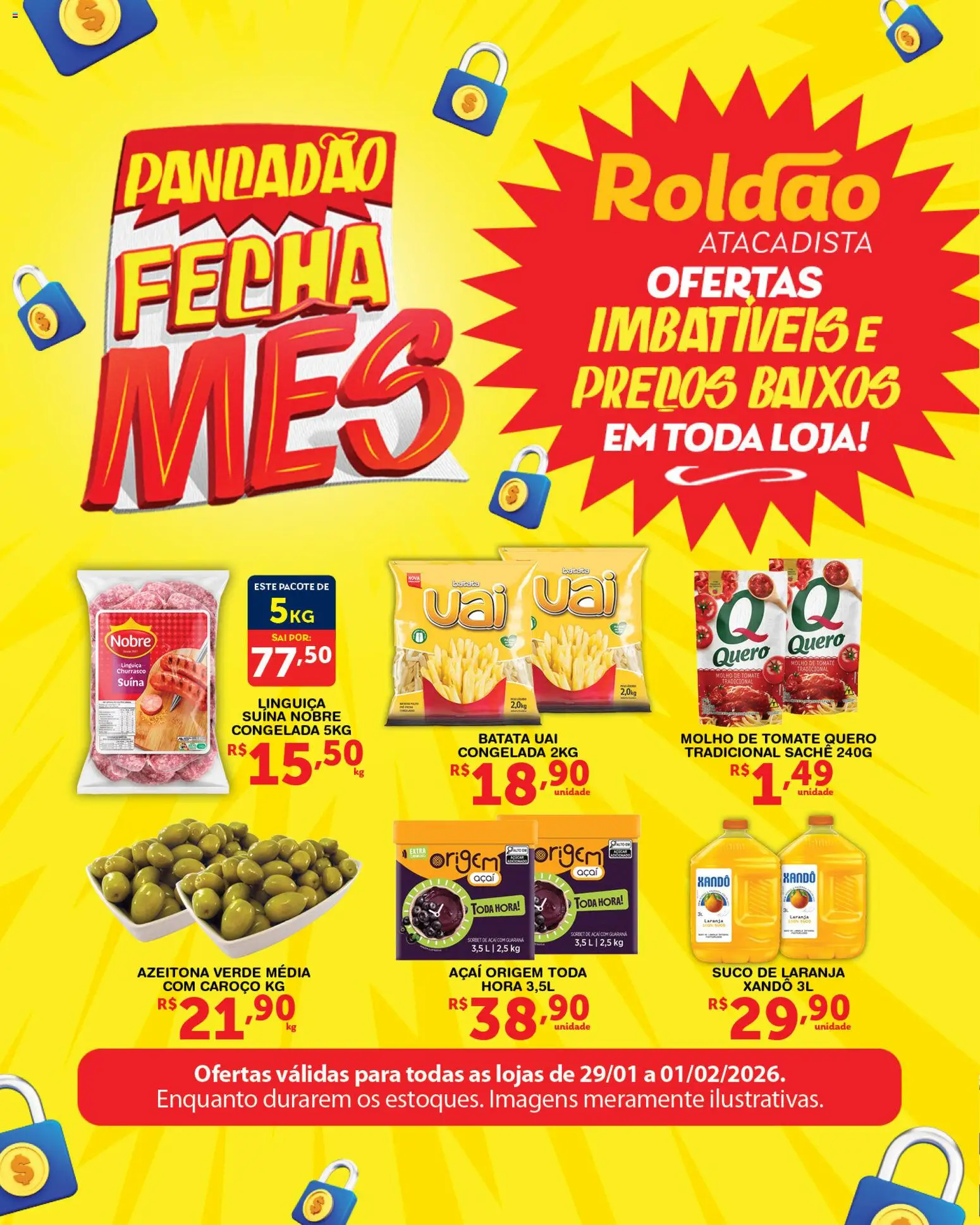 Roldão - Ofertas Preço imbatível pra fechar o mês - página 1- válido a partir de 29/01/2026
