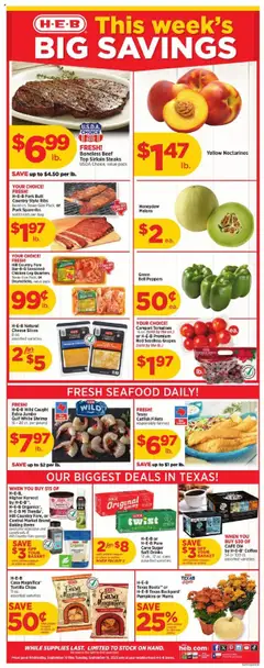 Preview H-E-B Weekly Ad valid from 09/10/2025