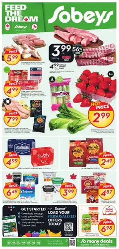 Preview Sobeys weekly flyer / circulaire valid from Jan 22, 2026