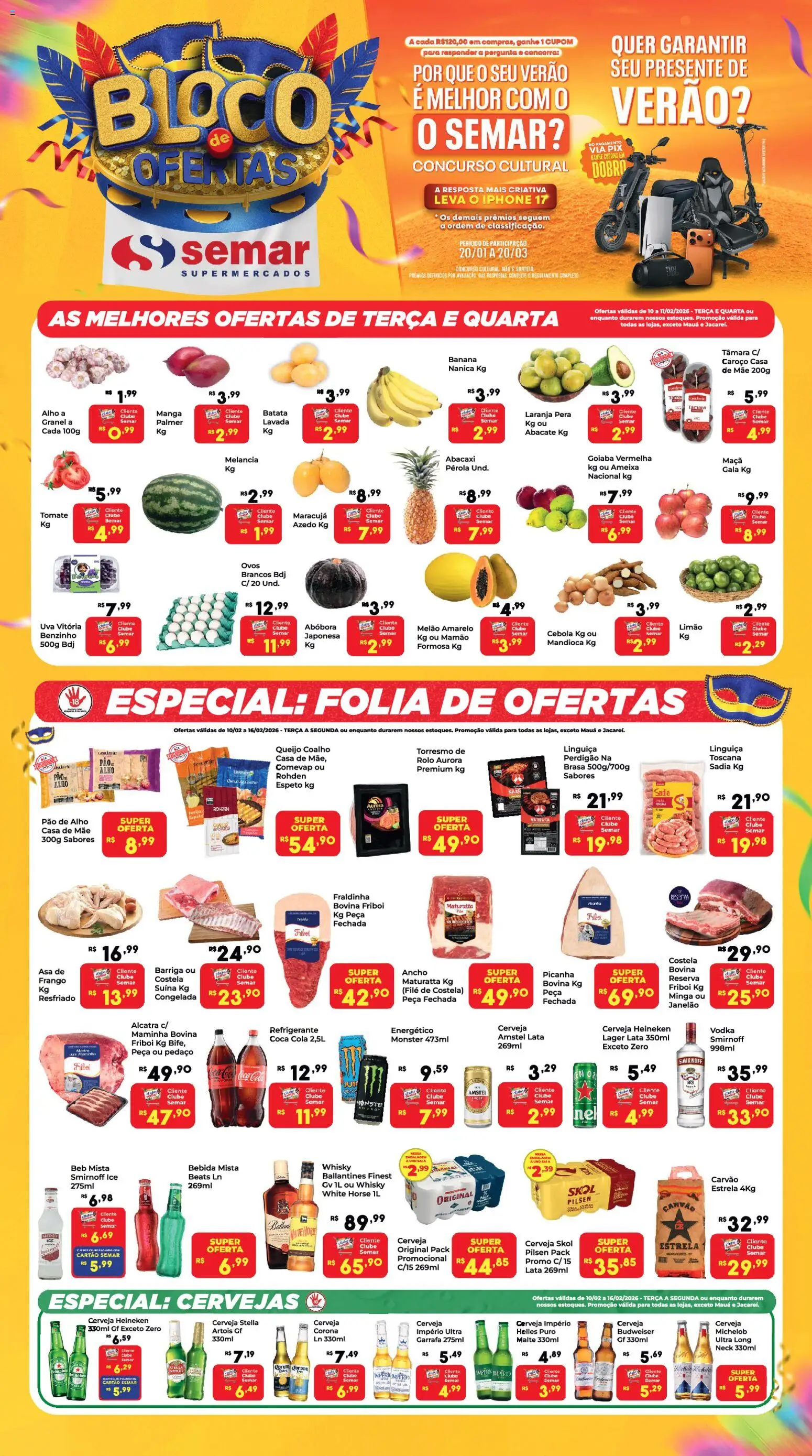 Semar Supermercado - Ofertas da semana - página 1- válido a partir de 10/02/2026
