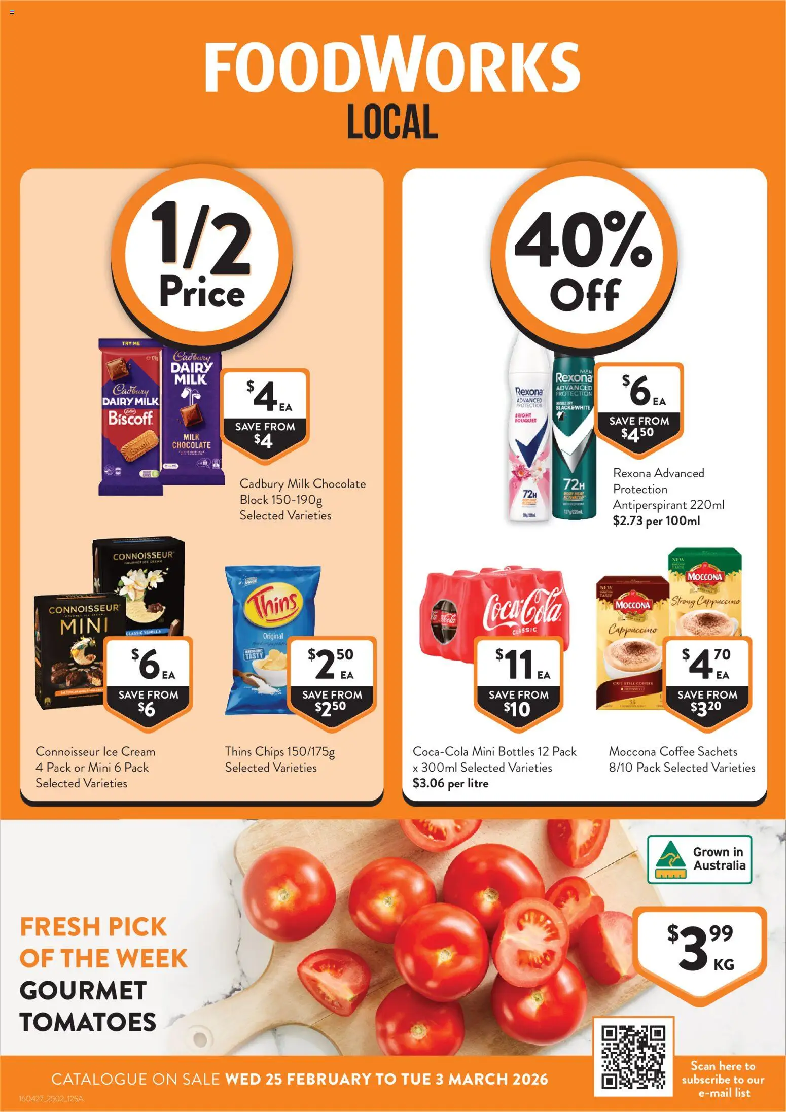 Foodworks Catalogue SA - page 1- valid from 25/02/2026