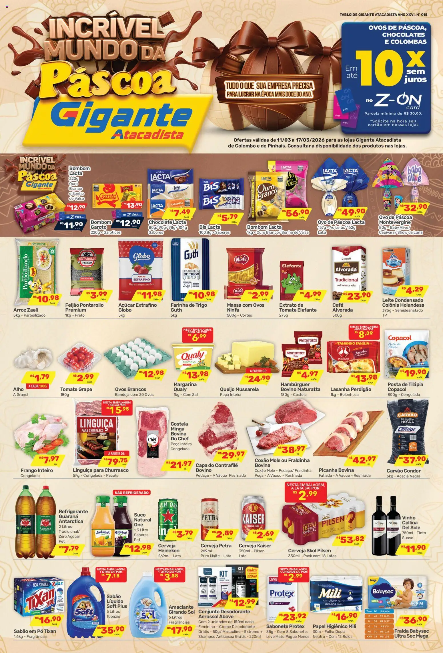 Gigante Atacadista - Ofertas da semana - página 1- válido a partir de 11/03/2026
