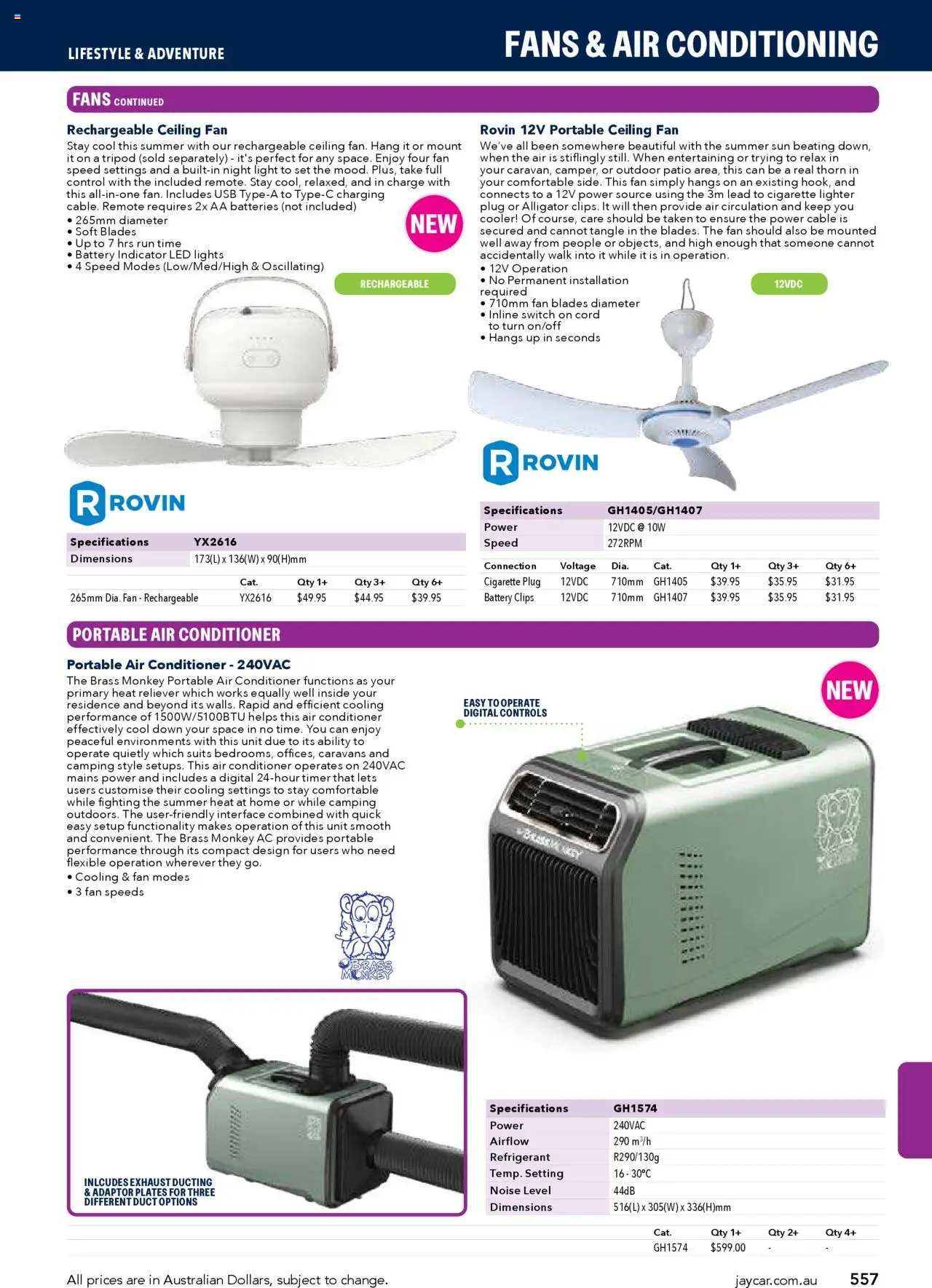 Jaycar Engineering & Scientific Catalogue 2025/2026  - page 557- valid from 09/07/2025