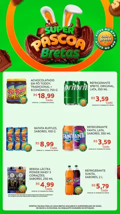 Pré-visualização Bretas ofertas Páscoa válida a partir de 06/03/2026