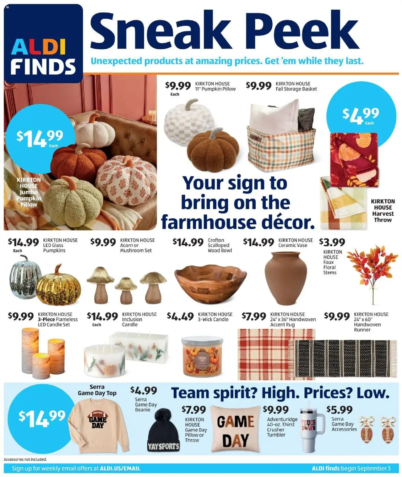Aldi In Store Ad - page 1- valid from 09/03/2025