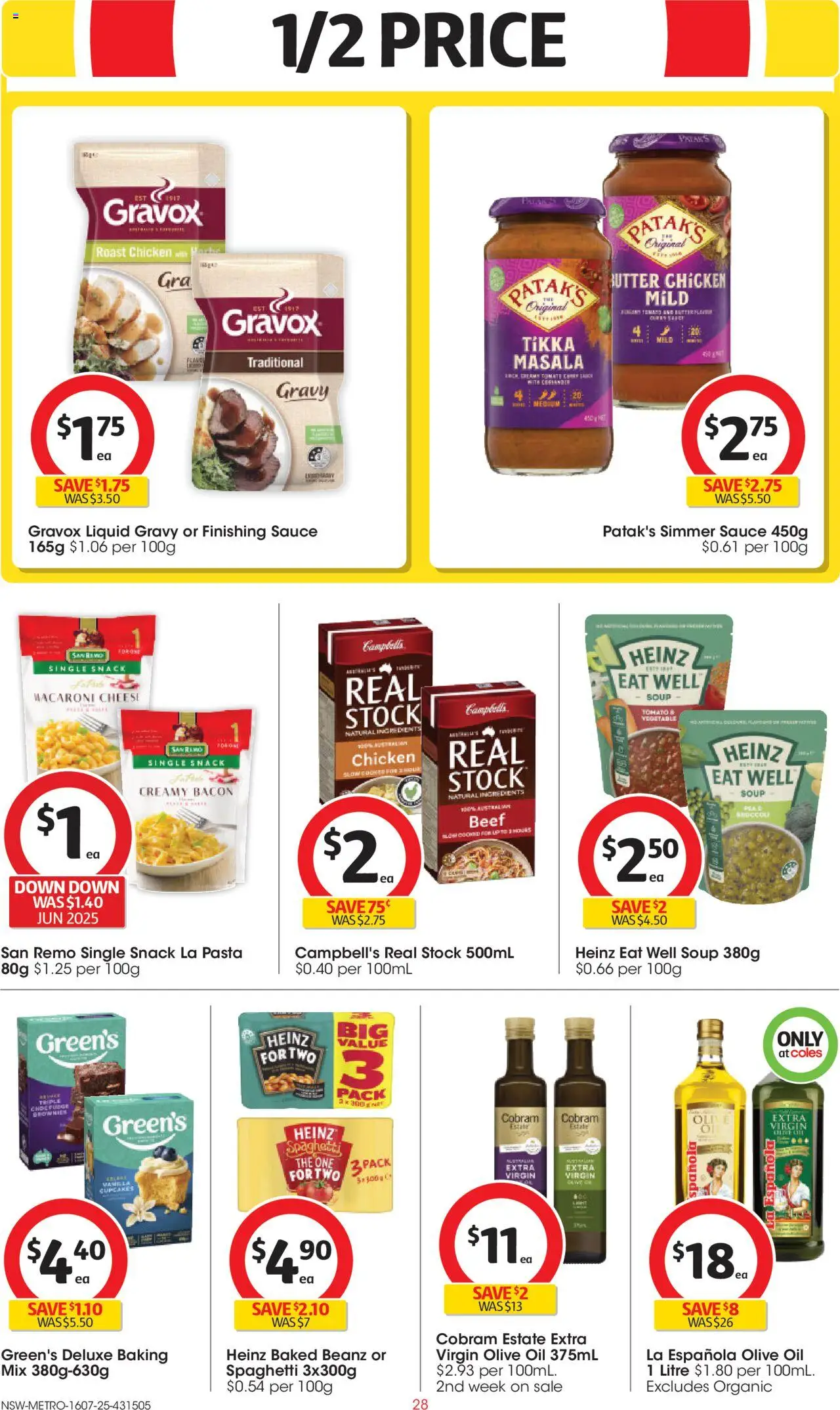 Coles Catalogue NSW - page 28- valid from 16/07/2025
