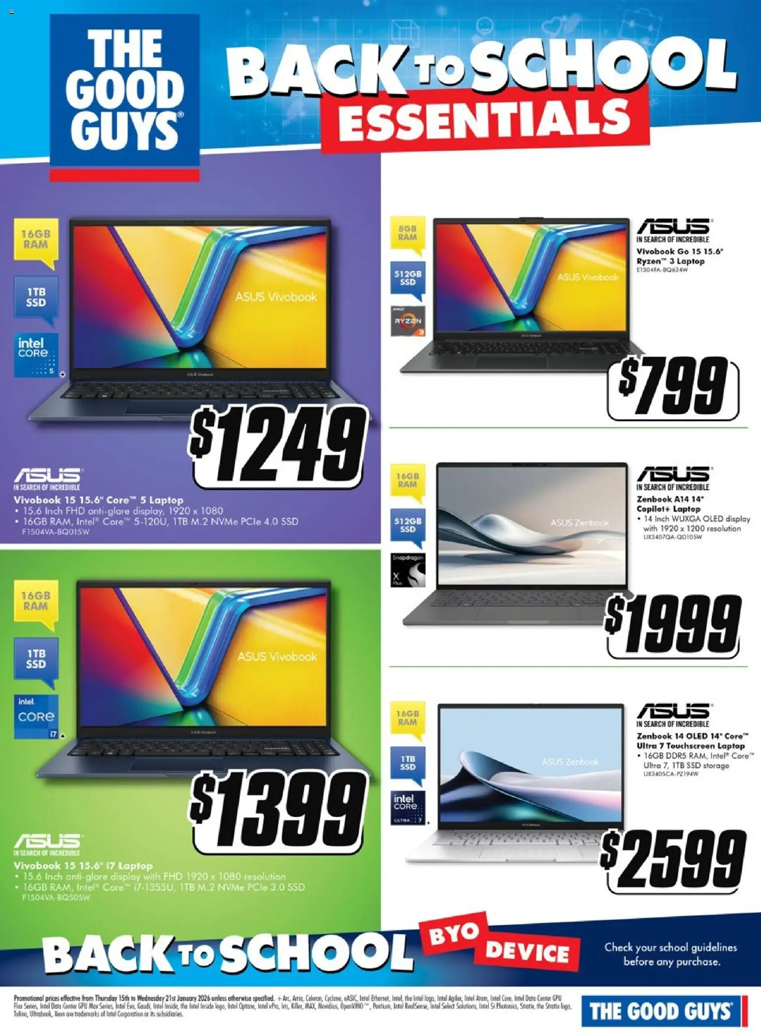The Good Guys - Back to School Essentials - page 3- valid from 14/01/2026