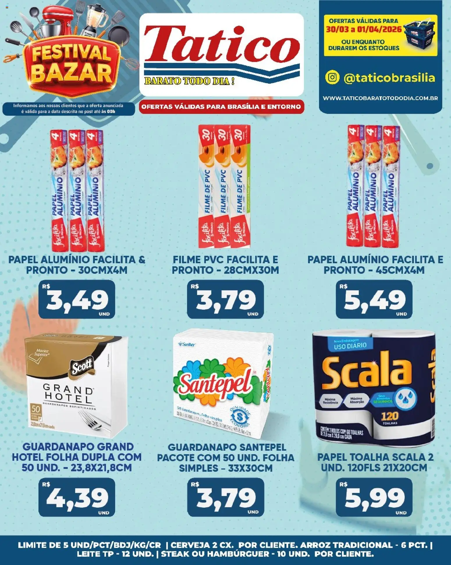 Tatico - Ofertas da semana - página 1- válido a partir de 30/03/2026
