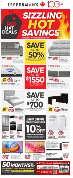 Preview Tepperman's weekly flyer / circulaire valid from Aug 21, 2025
