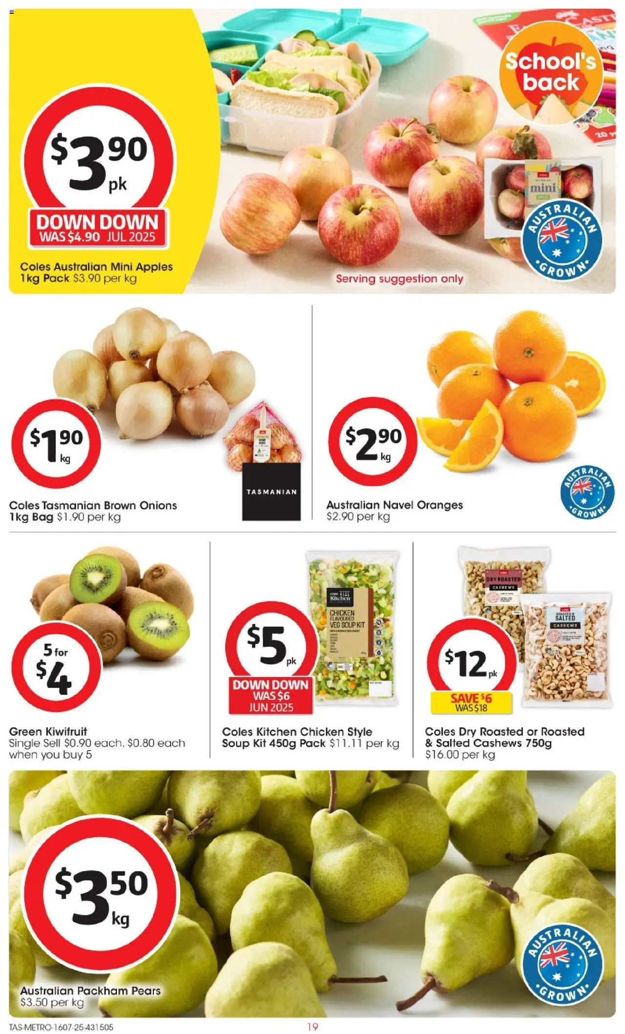 Coles Catalogue TAS - page 19- valid from 16/07/2025