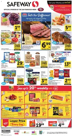 Preview Safeway Weekly Ad valid from 10/15/2025