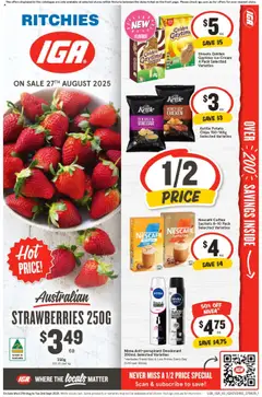 IGA catalogue preview - valid from 27/08/2025