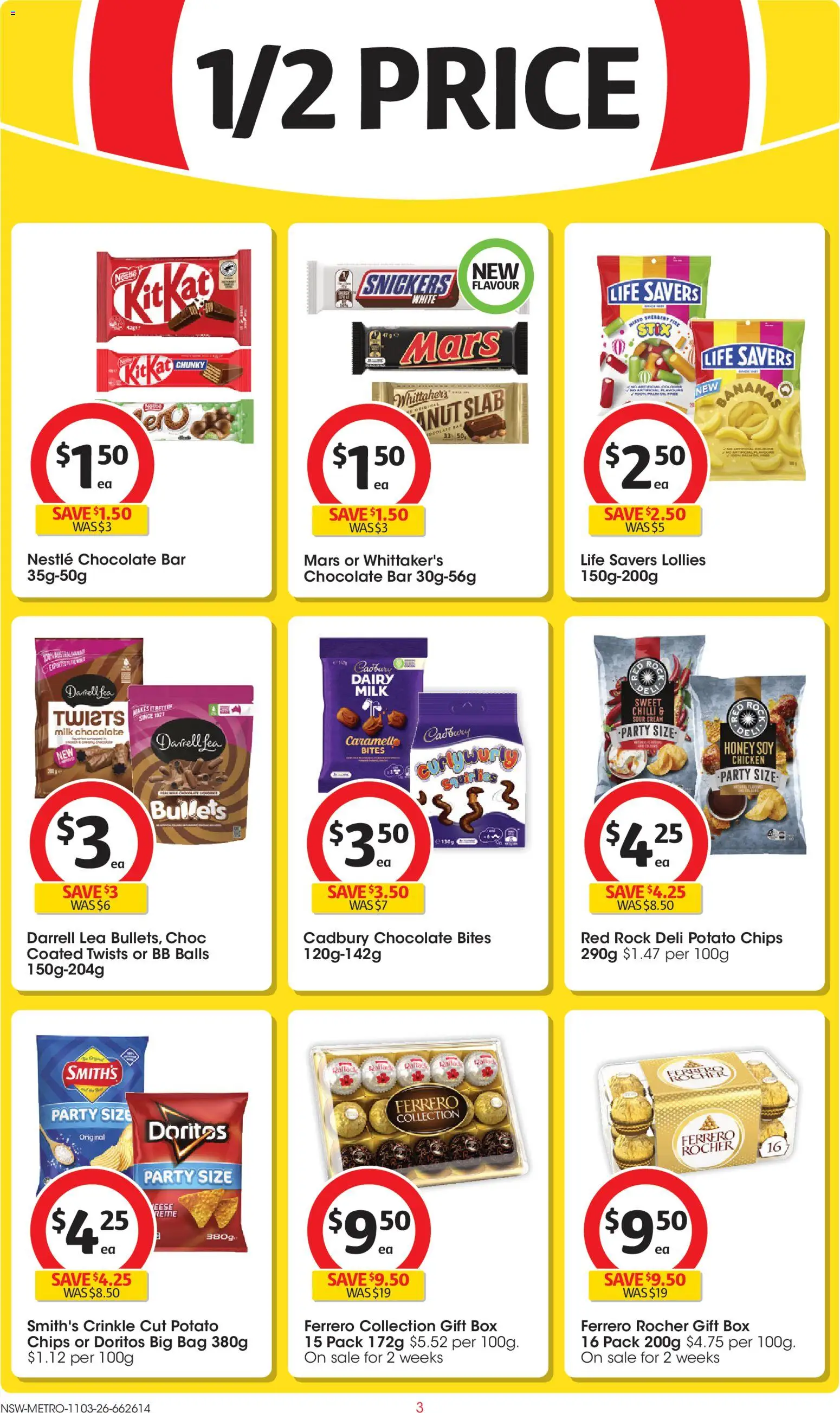 Coles catalogue  - page 3- valid from 11/03/2026