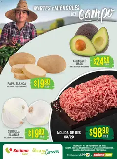Soriana - Martes y Miércoles del Campo Súper: Ver, Tab, Chis, Camp, Yuc y Q. Roo válido desde 04/11/2025