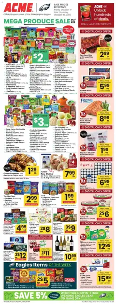 Preview Acme Weekly Ad - PA valid from 10/17/2025