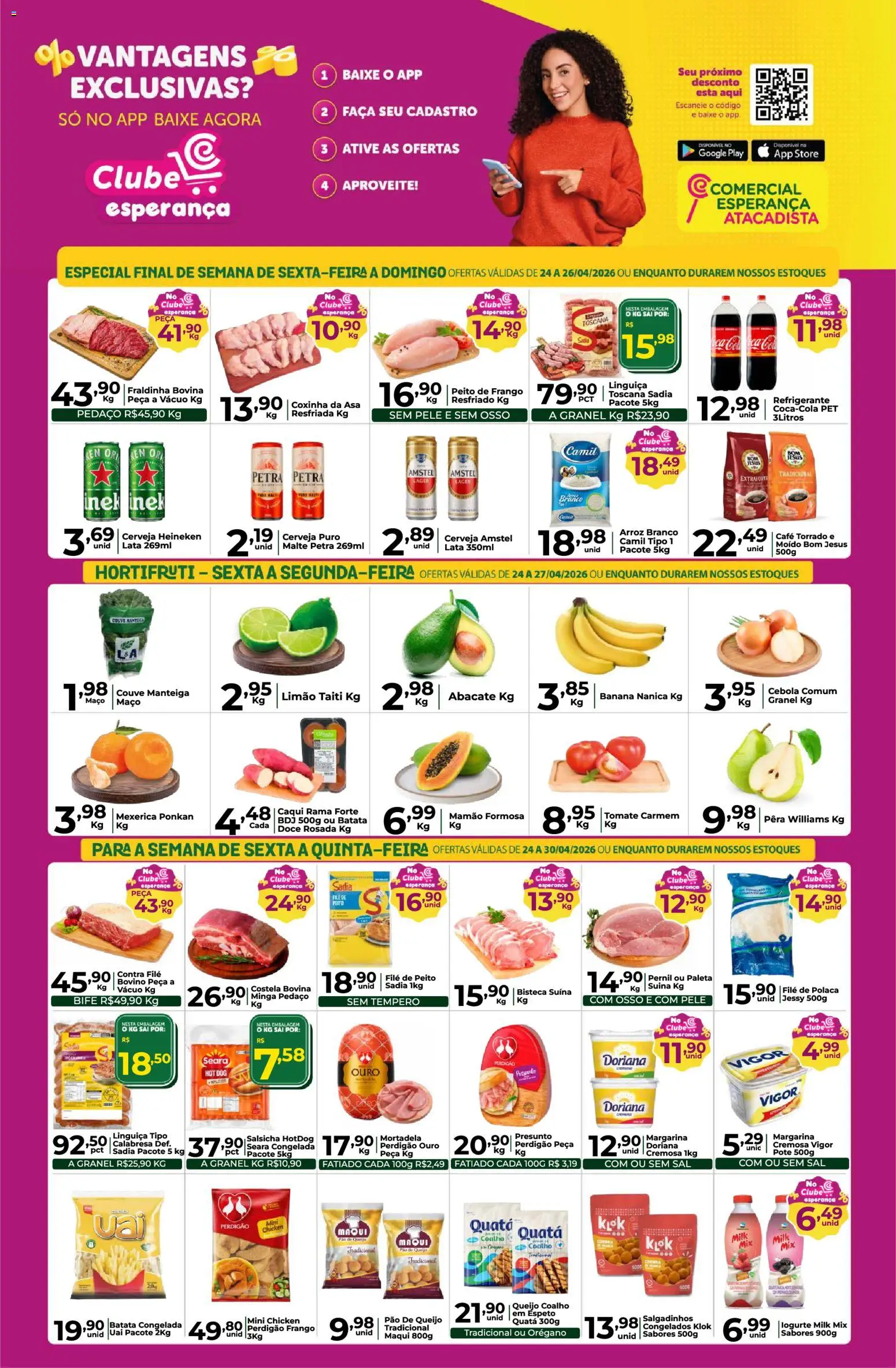 Comercial Esperança - Ofertas da semana - página 1- válido a partir de 24/04/2026
