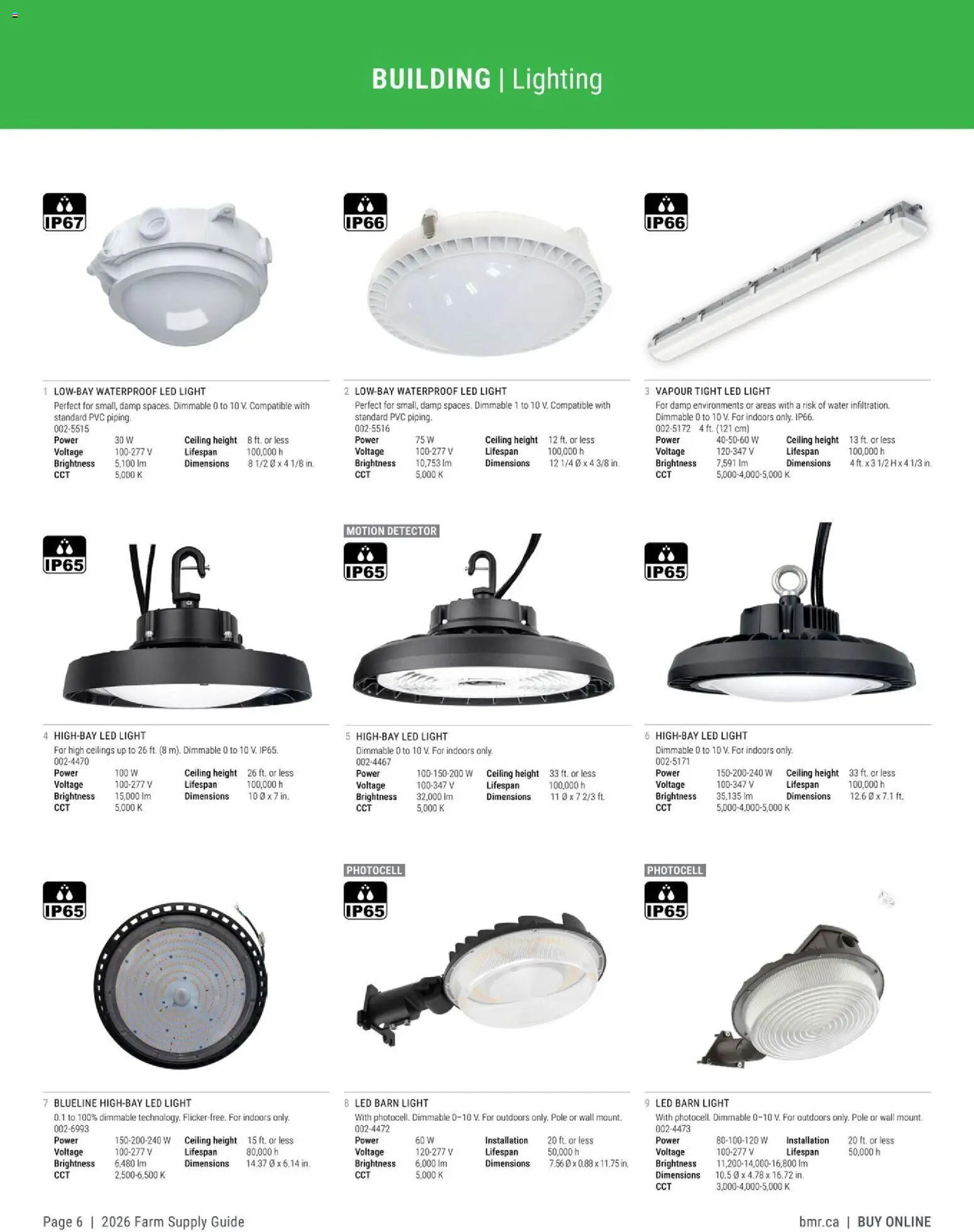 BMR - Agrizone - 2026 Farm Supply Guide - page 6- valid from Jan 9, 2026