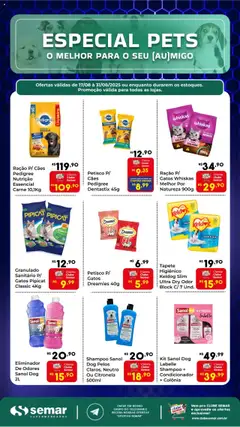 Pré-visualização Semar Supermercado - Ofertas Especial Pet válida a partir de 17/08/2025