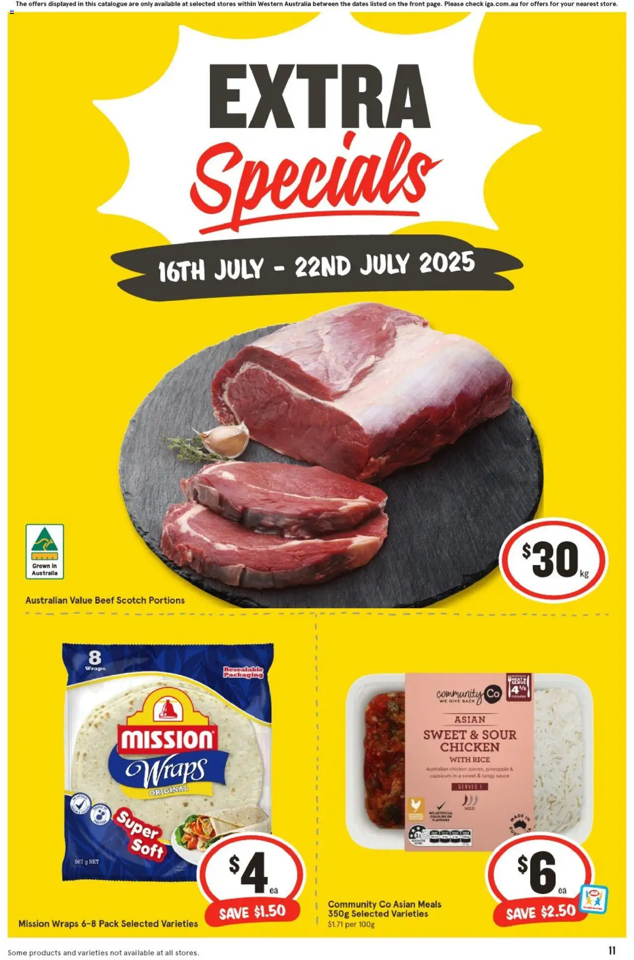 IGA Catalogue WA - page 11- valid from 16/07/2025