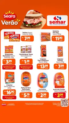 Pré-visualização Semar Supermercado - Ofertas Seara válida a partir de 03/02/2026