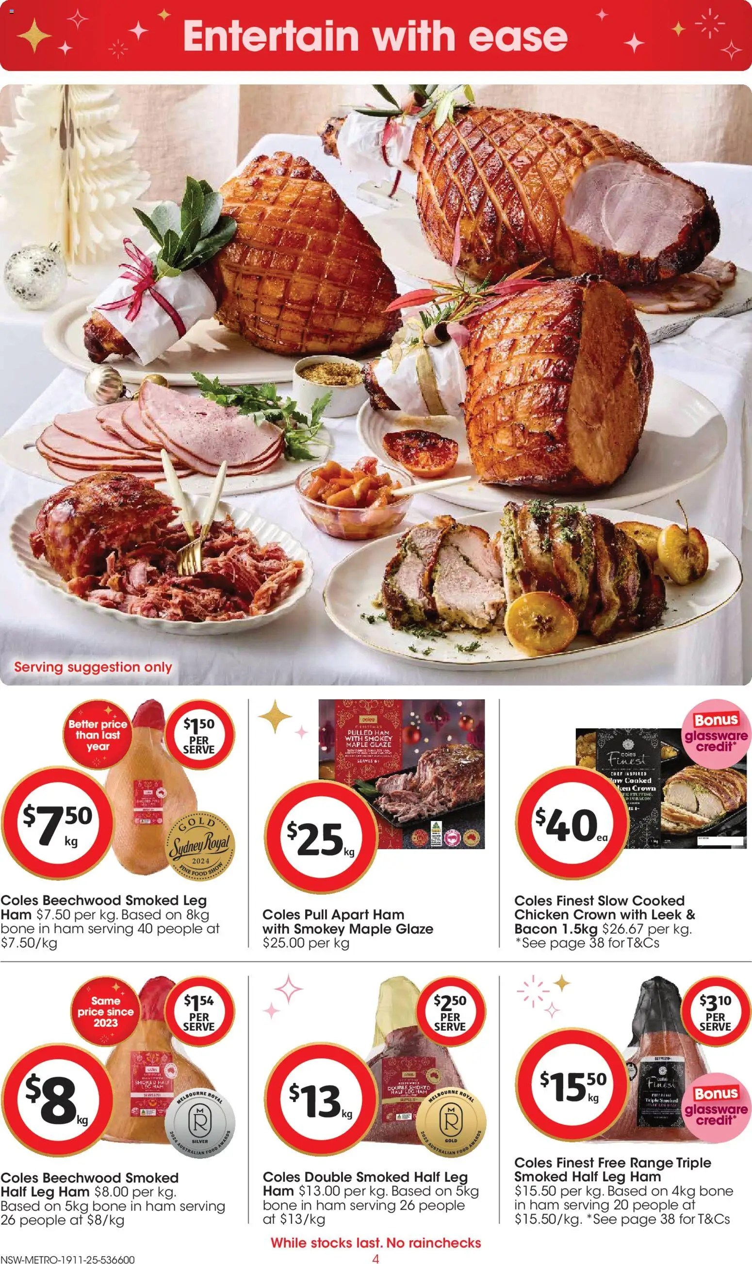 Coles  Catalogue  - page 4- valid from 19/11/2025