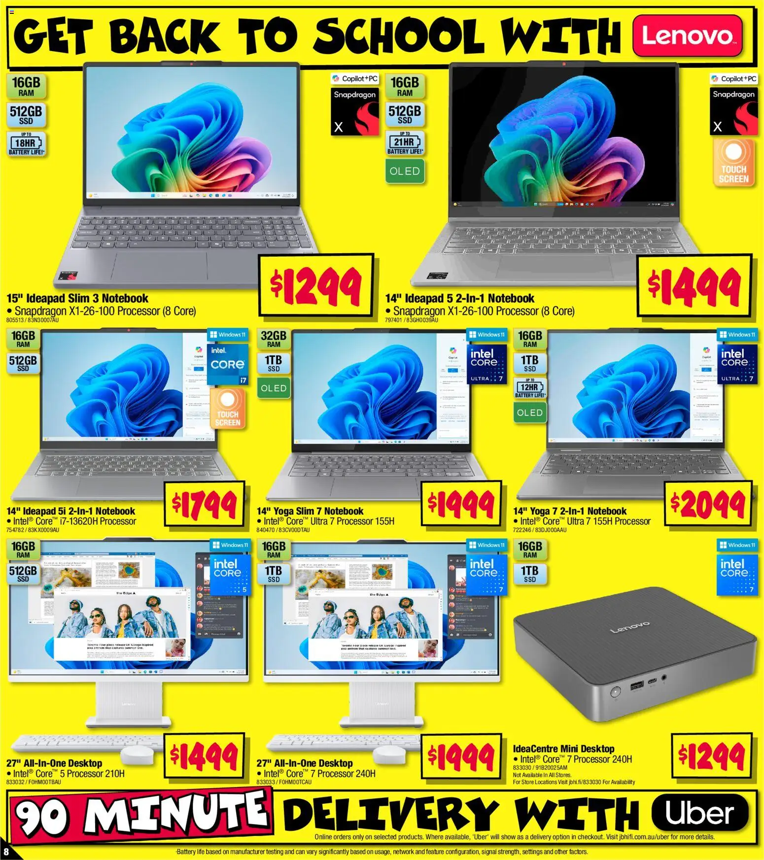 JB Hi-Fi - School time sellout on computers - page 8- valid from 08/01/2026