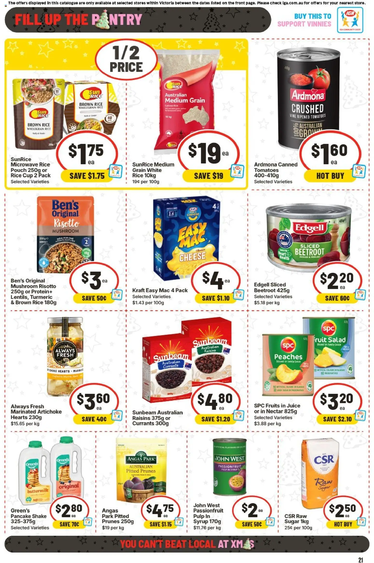 IGA Catalogue  - page 21- valid from 03/12/2025
