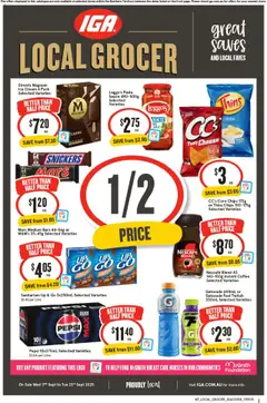 IGA catalogue preview - valid from 17/09/2025