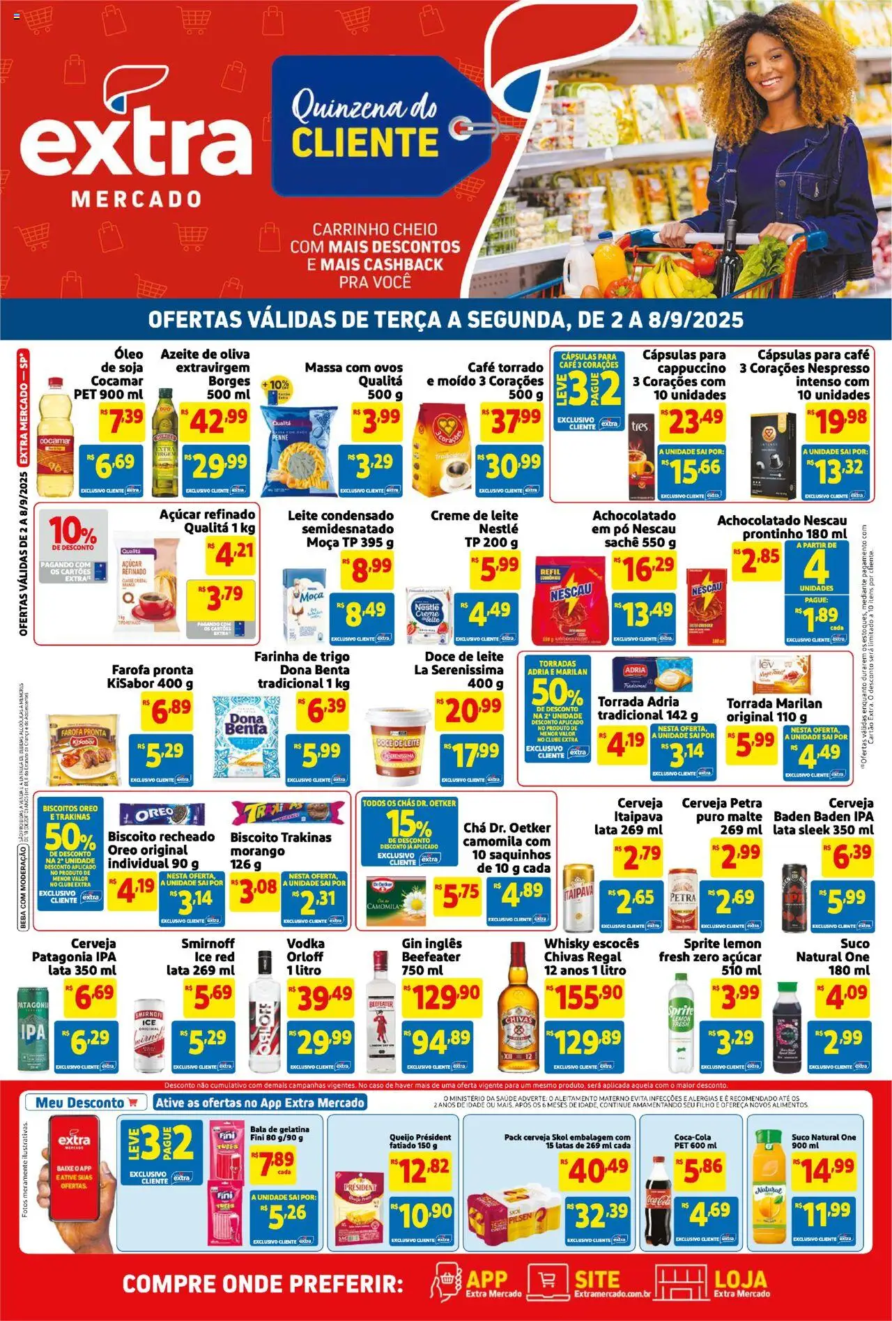 Extra - Ofertas da semana - página 1- válido a partir de 02/09/2025

