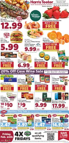 Preview Harris Teeter Weekly Ad valid from 02/18/2026