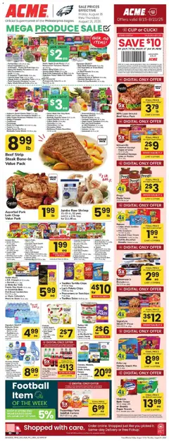 Preview Acme Weekly Ad valid from 08/15/2025