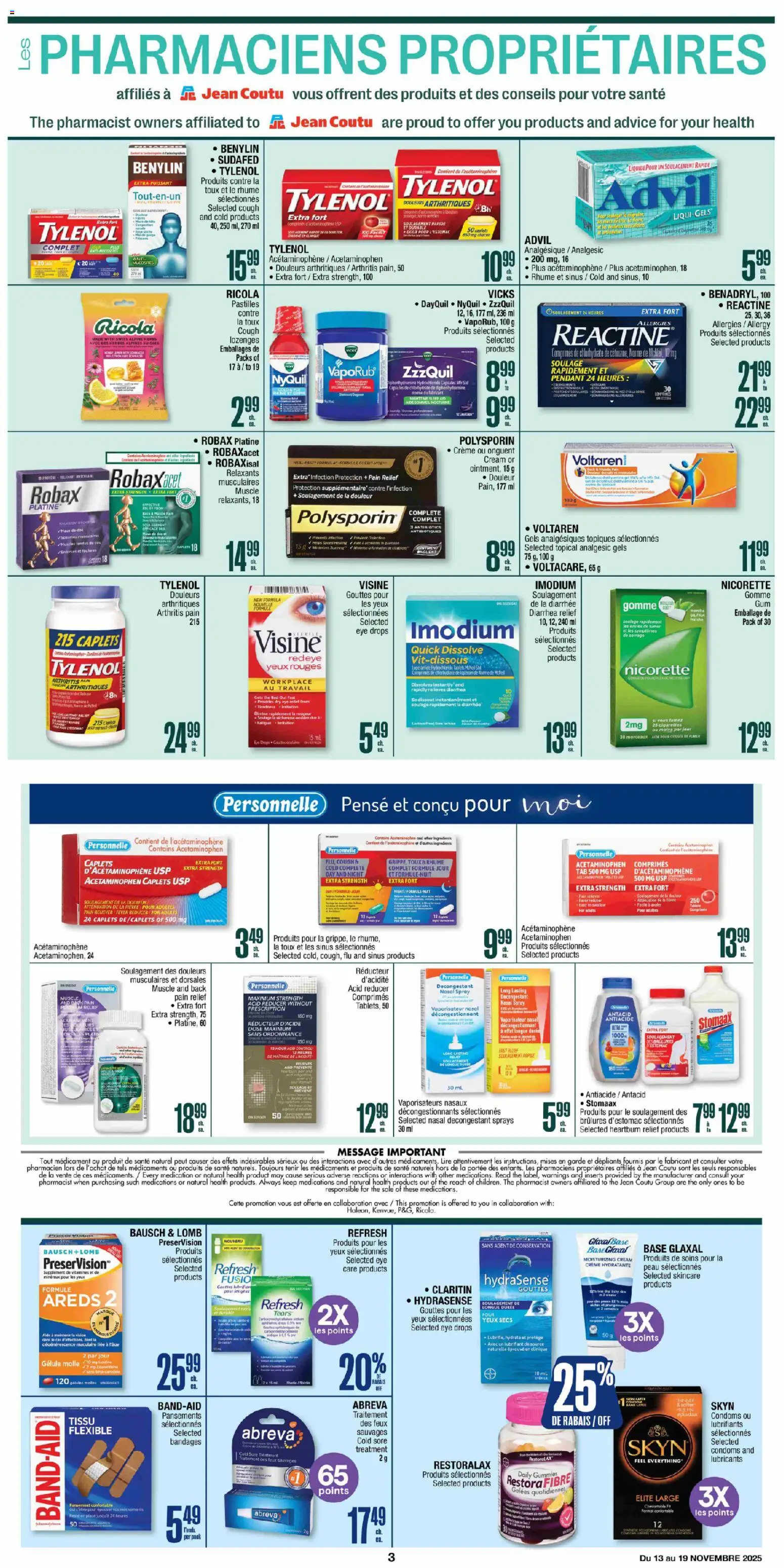 Jean Coutu - Santé beauté - page 3- valid from Nov 13, 2025