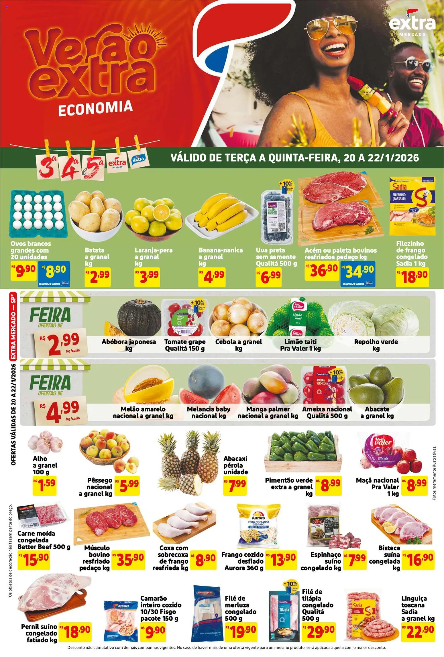 Extra - Ofertas de Mercado Terça e Quinta - página 1- válido a partir de 20/01/2026
