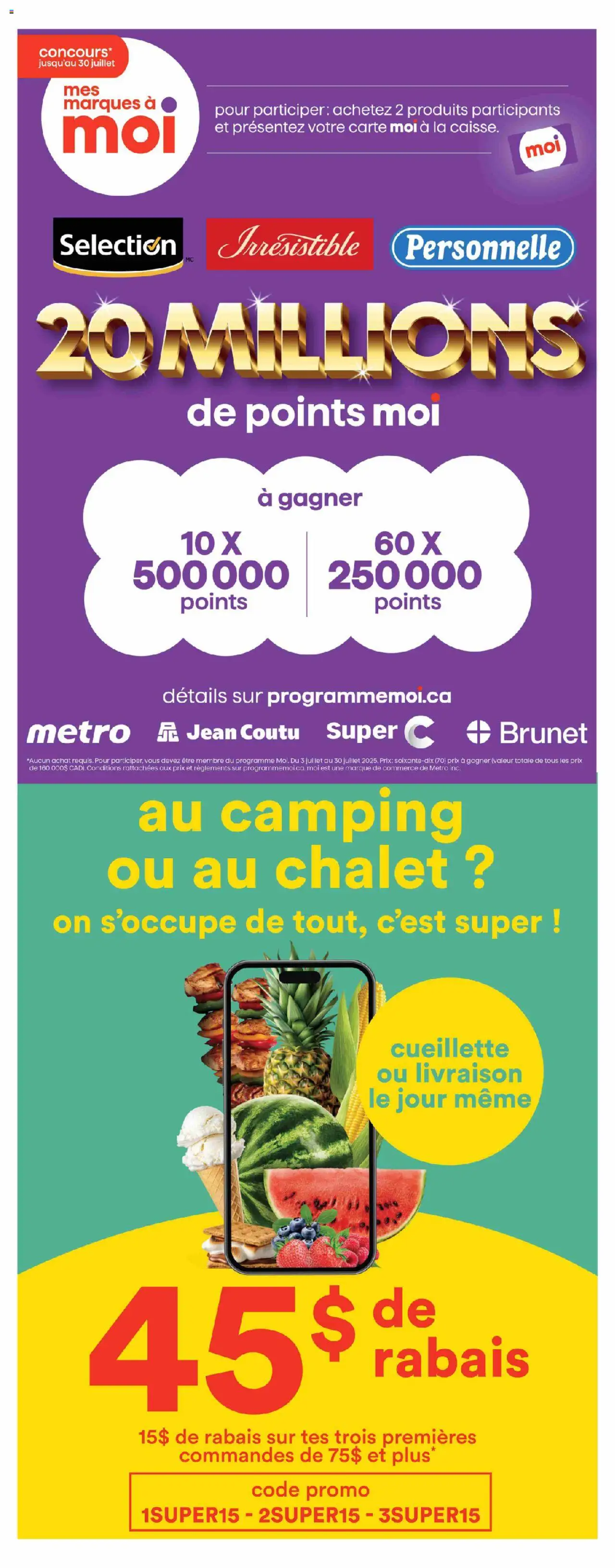 Super C weekly flyer / circulaire - page 4- valid from Jul 17, 2025
