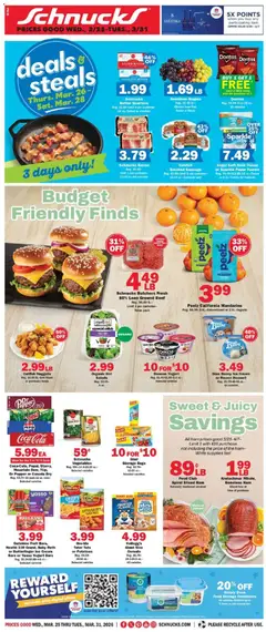 Preview Schnucks Weekly Ad valid from 03/25/2026