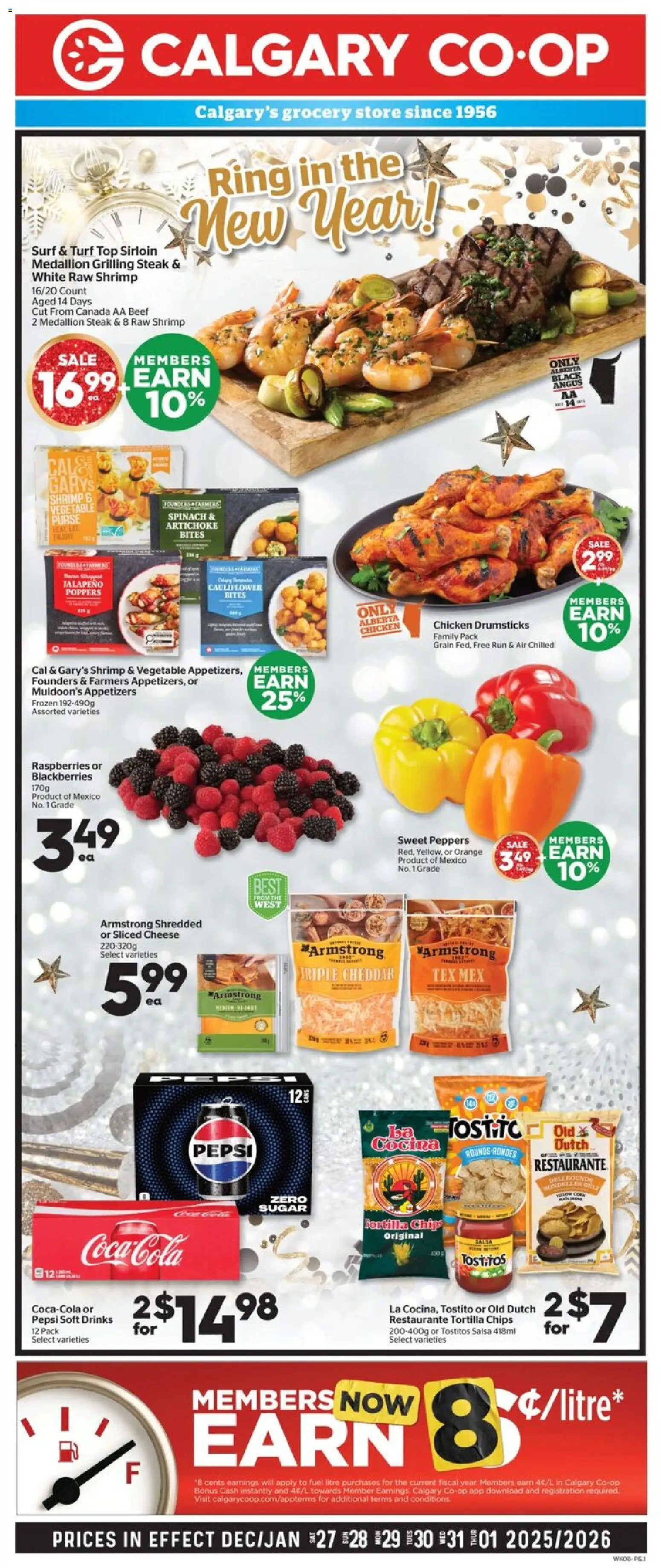 Calgary Co-op weekly flyer / circulaire - page 1- valid from Dec 27, 2025