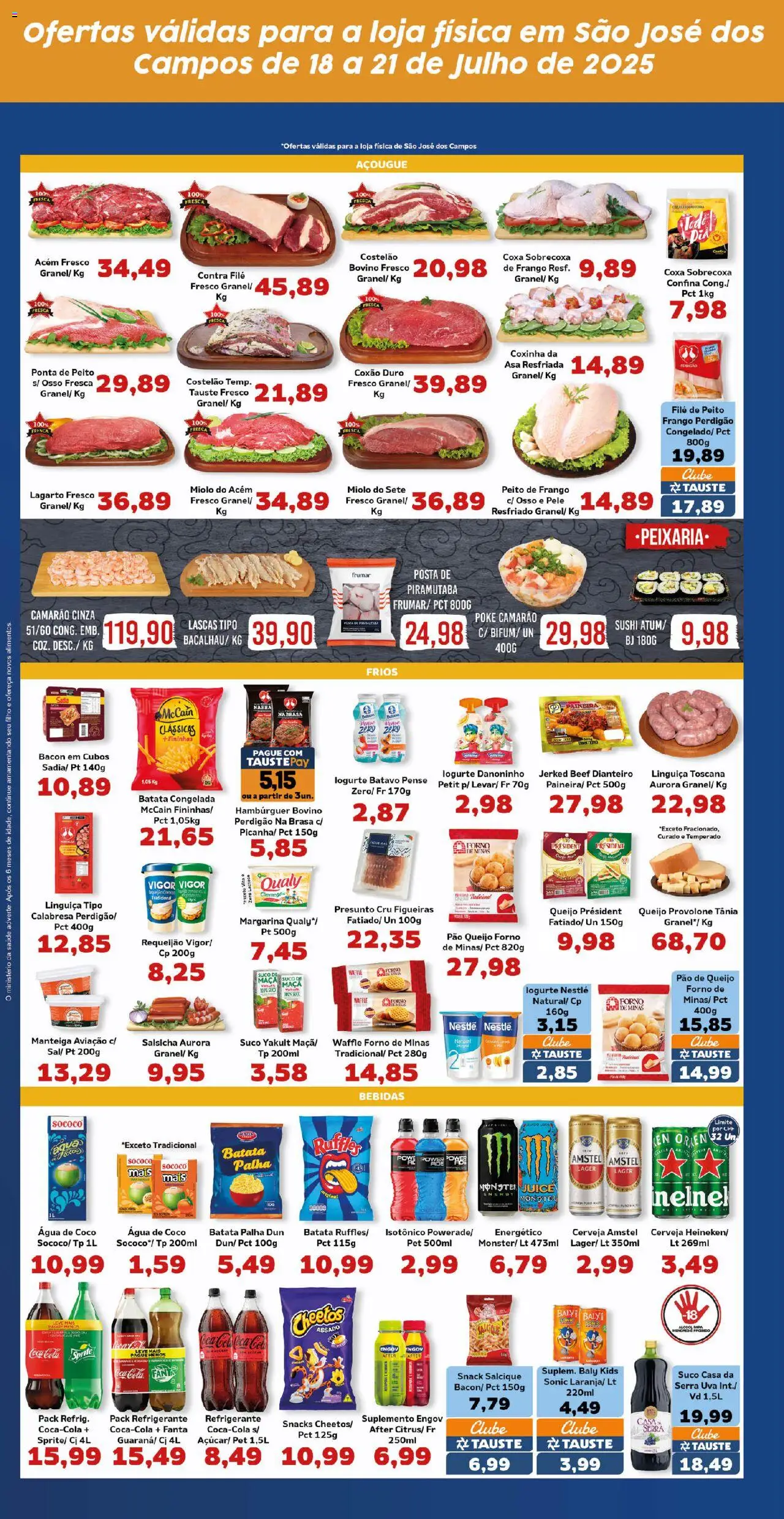 Tauste - Ofertas da semana - página 4- válido a partir de 18/07/2025
