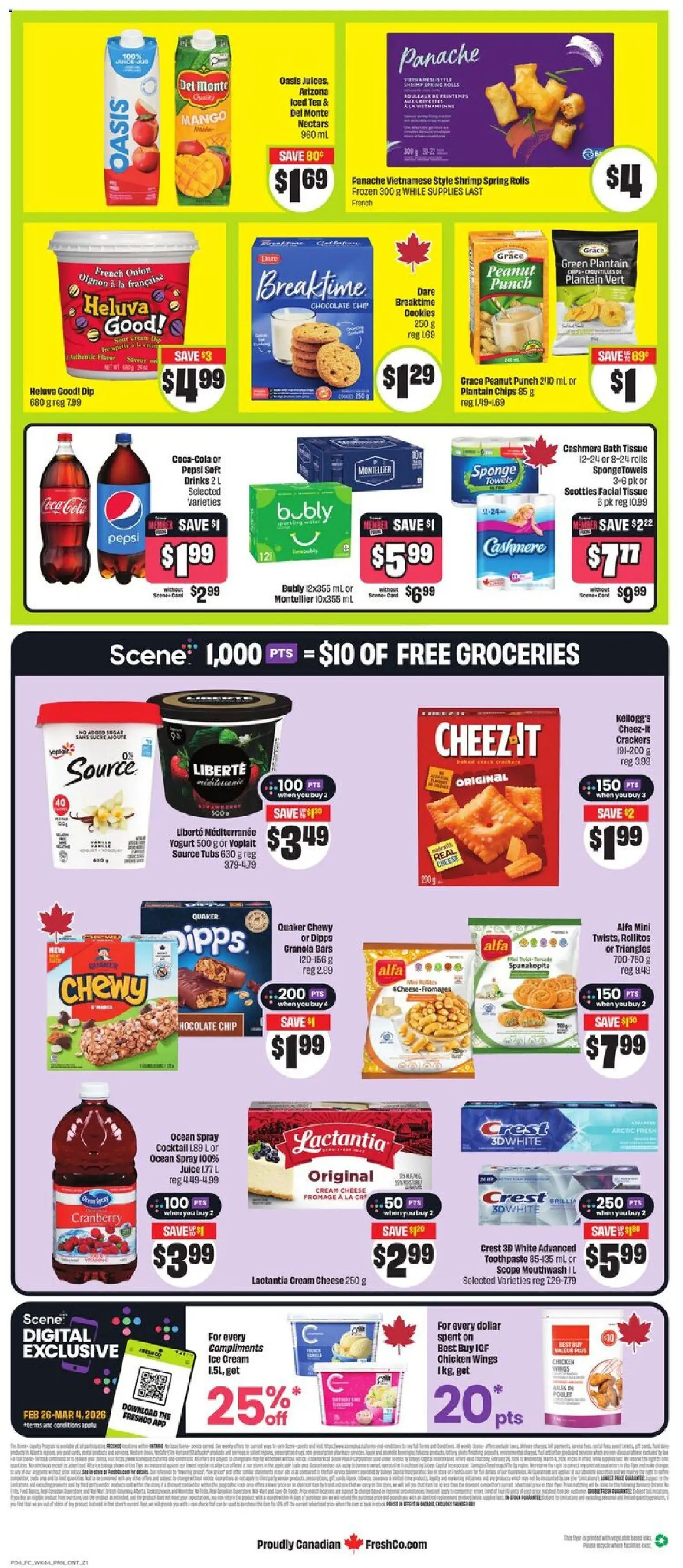 FreshCo weekly flyer / circulaire - page 2- valid from Feb 26, 2026