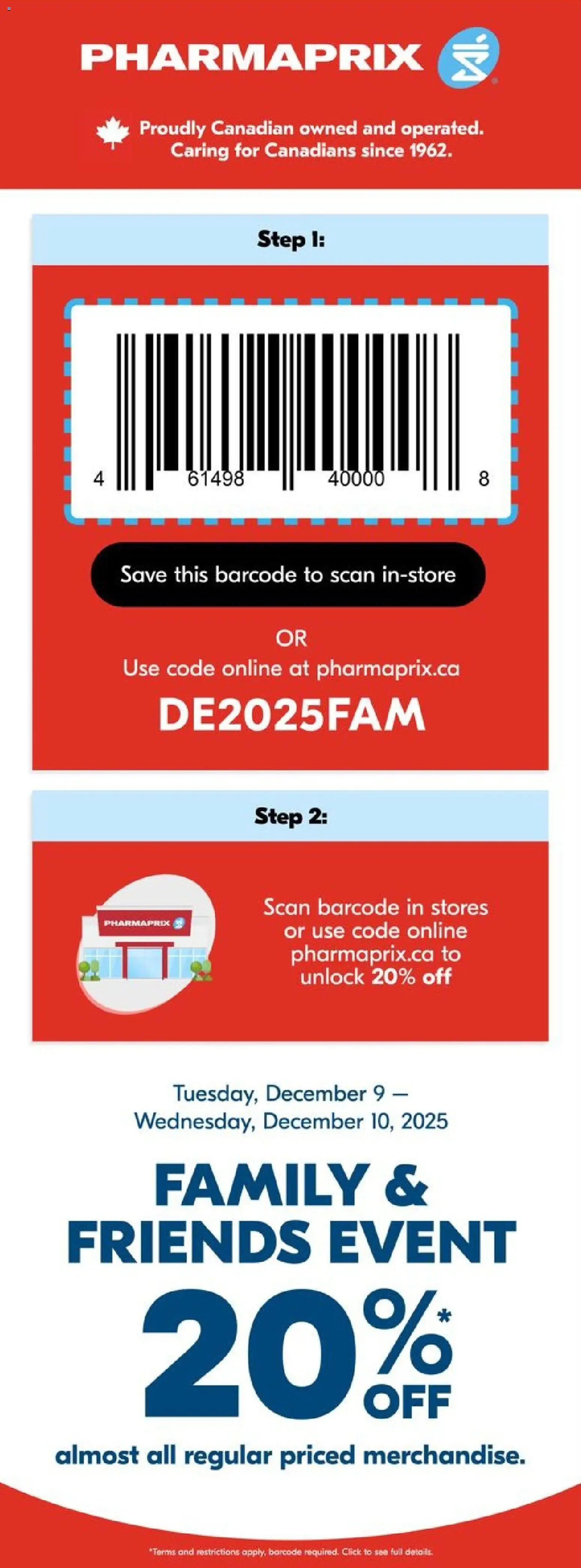 Pharmaprix - Event - page 1- valid from Dec 4, 2025