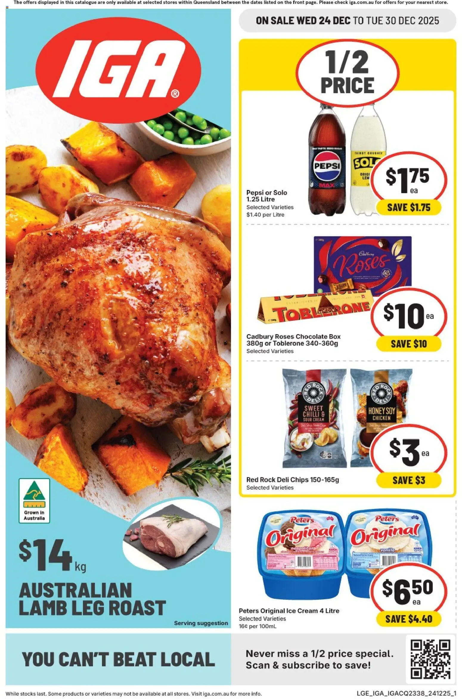 IGA Catalogue QLD - page 1- valid from 24/12/2025