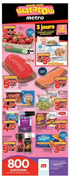 Preview Metro weekly flyer / circulaire valid from Aug 21, 2025