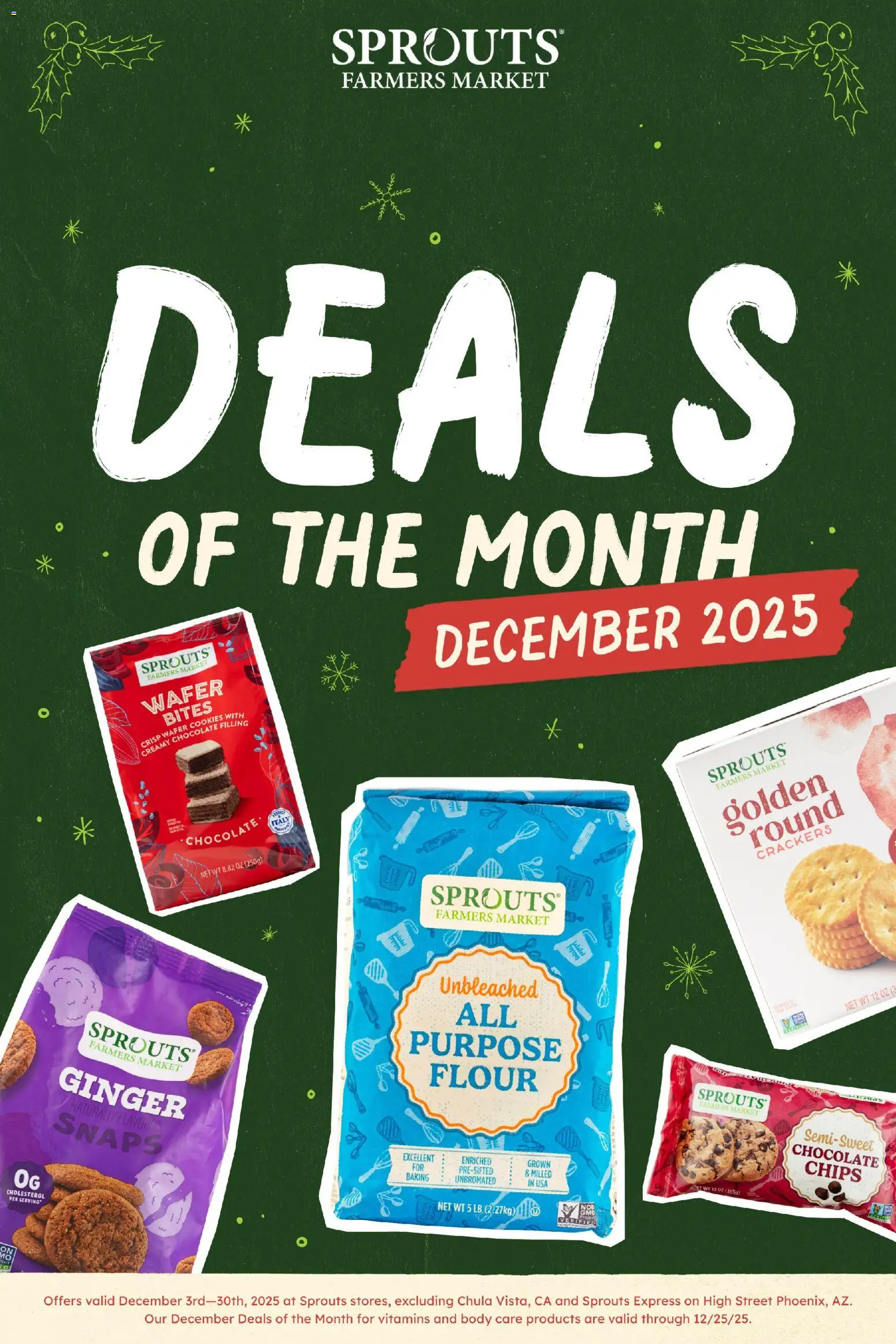 Sprouts Monthly Ad - page 1- valid from 12/03/2025