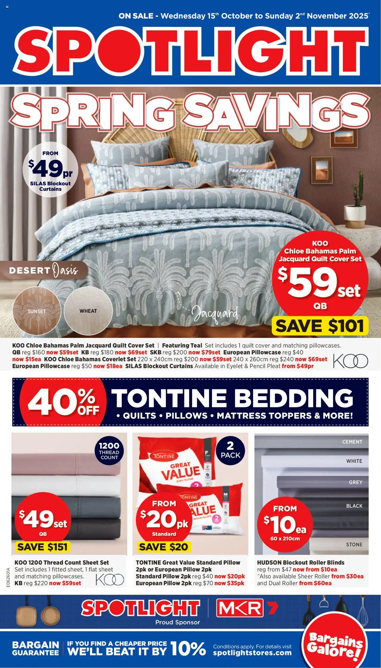 Spotlight  Catalogue  - page 1- valid from 15/10/2025